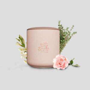 Scented Candle White Rose Pink_Card #01