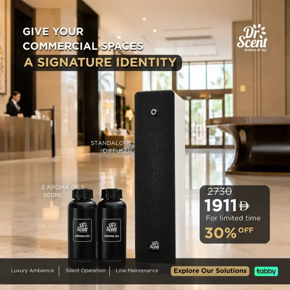 Dr Scent Standalone Diffuser + 2 x 500ml Premium Aroma Oils