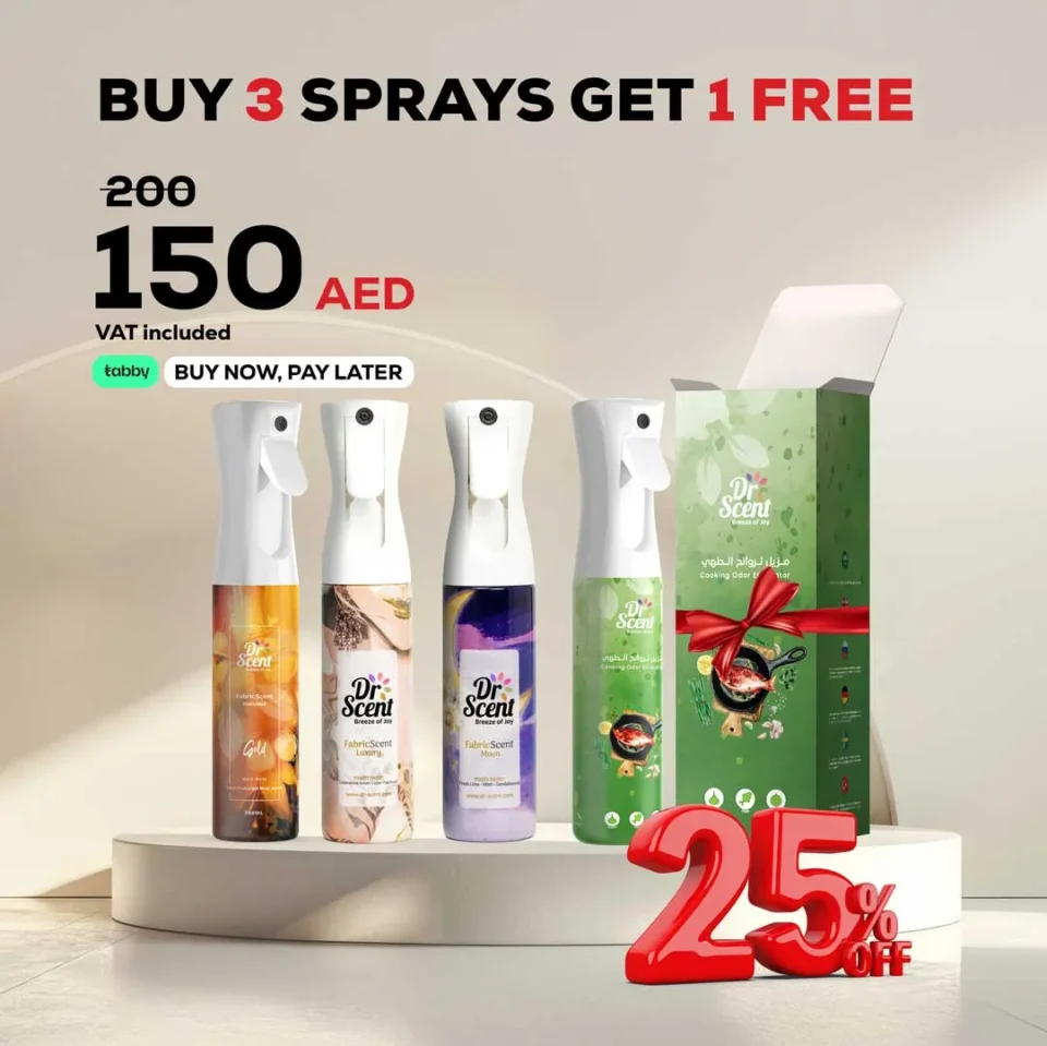 Fabric Spray Sensation Bundle -  Buy Any 3 Get 1 Free