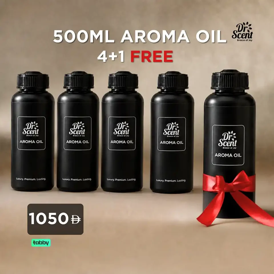 Premium Aroma Oils Bundle Offer – 5 × 500ml